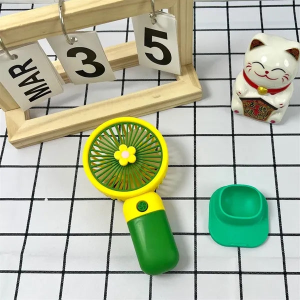 USB Mini Handheld Fan Rechargeable with Phone Stand