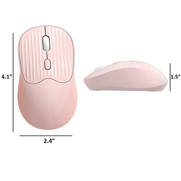 Silent Bluetooth Wireless Mouse Dual Mode Rechargeable