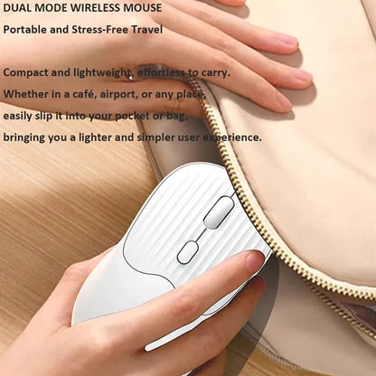 Silent Bluetooth Wireless Mouse Dual Mode Rechargeable