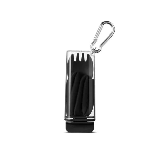 Silicone Straw With Utensil Set