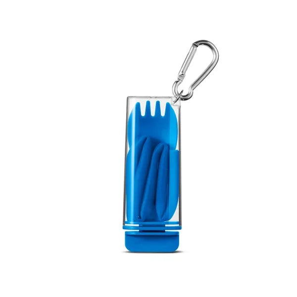 Silicone Straw With Utensil Set