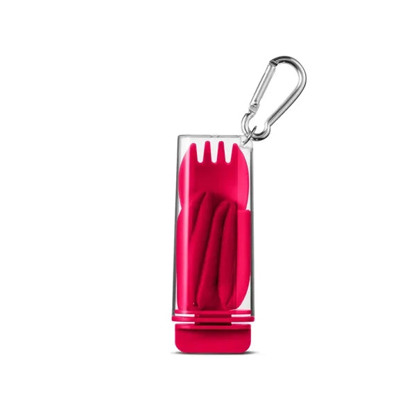 Silicone Straw With Utensil Set