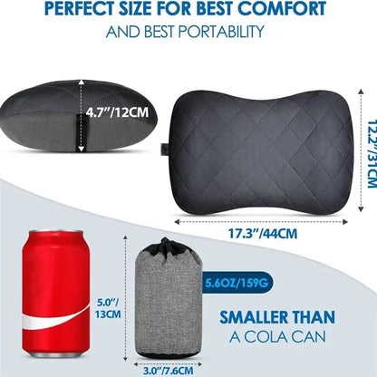 Camping Pillow with Removable Cover