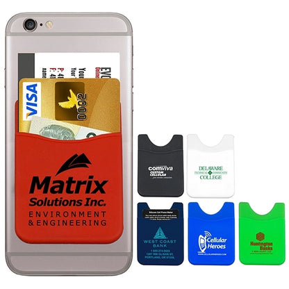 Banker Soft Silicone Cell Phone Wallet