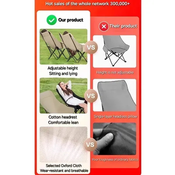 Outdoor High Back Lounge Chair