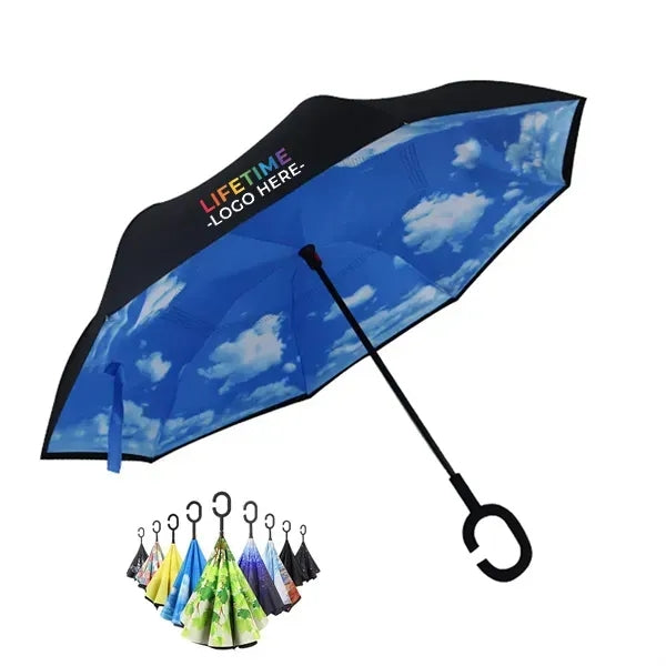 Multiple Colors of Inverted Umbrellas
