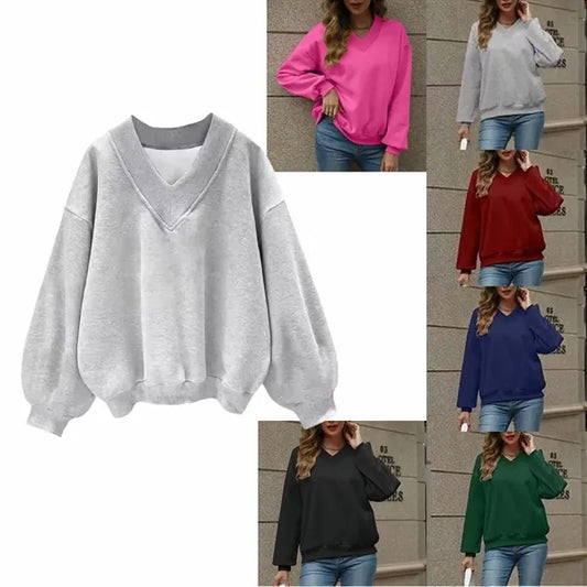 V-neck sweatshirts