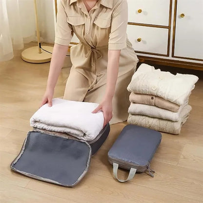 Travel accessories luggage organizer 4 set packing cubes