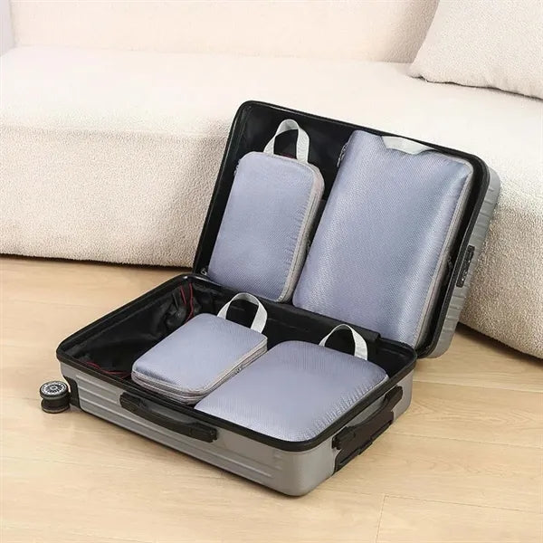 Travel accessories luggage organizer 4 set packing cubes