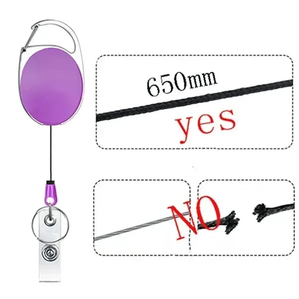 Oval Retractable Badge Accessories