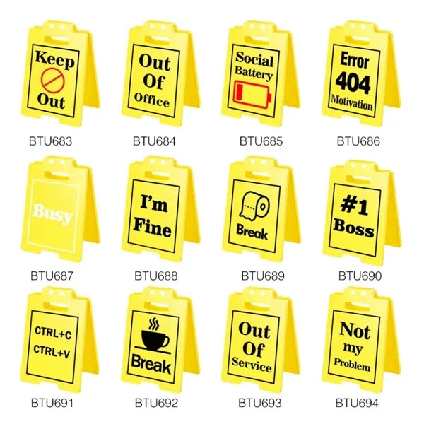 Office Desk Sign Funny Spreadsheet Decor