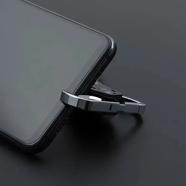Key Ring with Cutter Bottle Opener 360 Rotating Gyro Chain