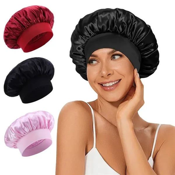 Sleep Bonnet with Wide Band for Women