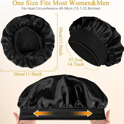 Sleep Bonnet with Wide Band for Women