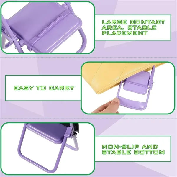 Foldable Mini Chair Phone Stand