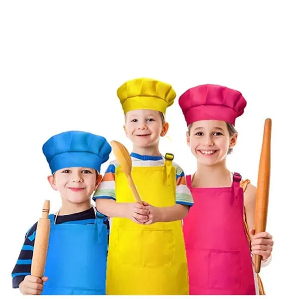 Kids Chef Hat Apron Set