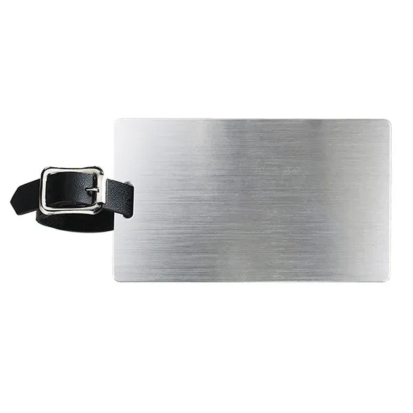 Kingcobra Brushed Aluminum Kwik Seal Backing Luggage Bag Tag