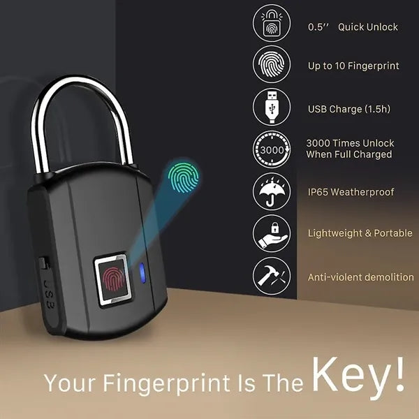 Smart Fingerprint Lock-Your Finger Is the Key