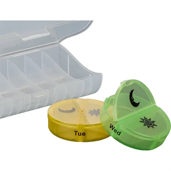 7 Day Recycled Travel Pill Organizer