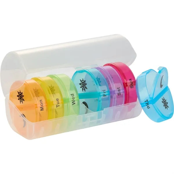 7 Day Recycled Travel Pill Organizer