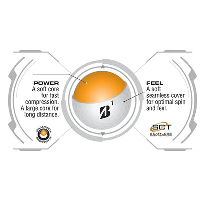Bridgestone E 6 Soft Golf Balls - 3 Pack
