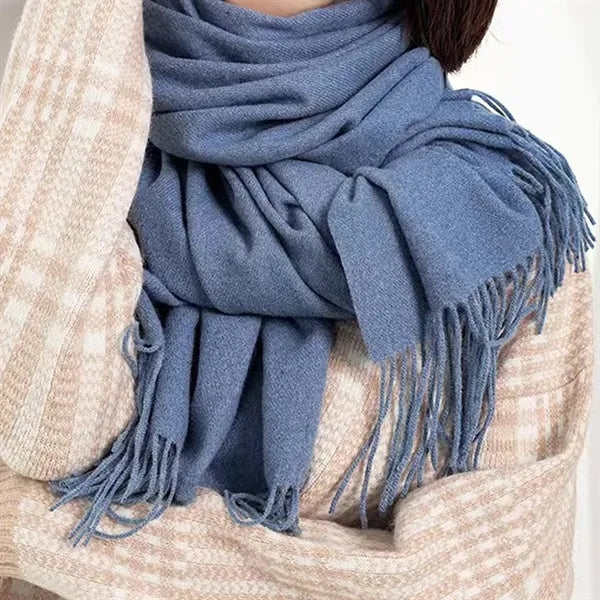 Soft Cashmere Feel Pashmina Wrap Scarf for Autumn Winter