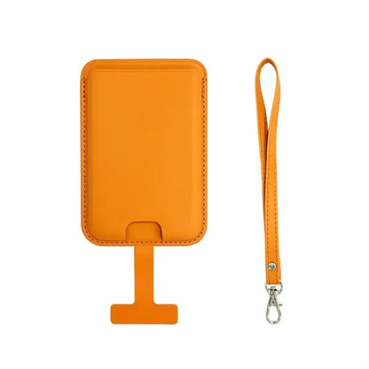 Magnetic Anti-Loss PU Leather Card Holder