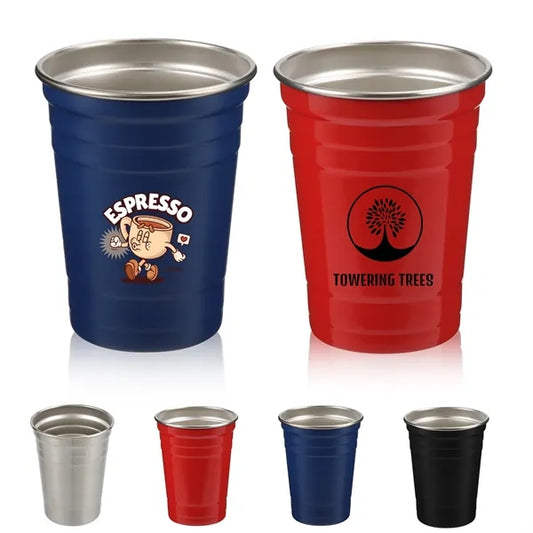 16 OZ. STAINLESS STEEL STADIUM CUP