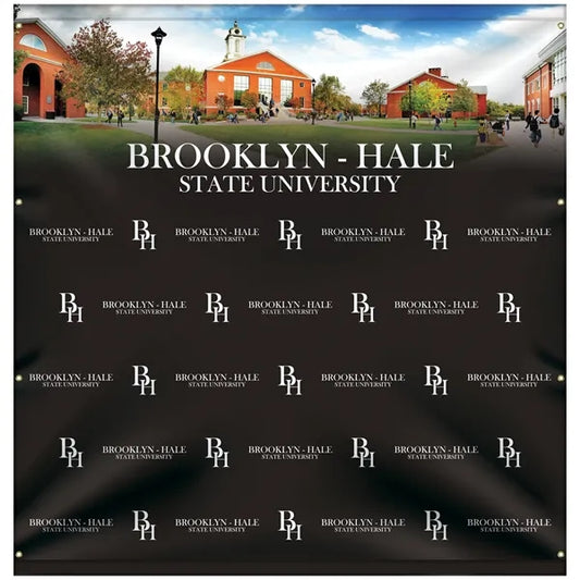 Premium 8' x 8' Backdrop Banner