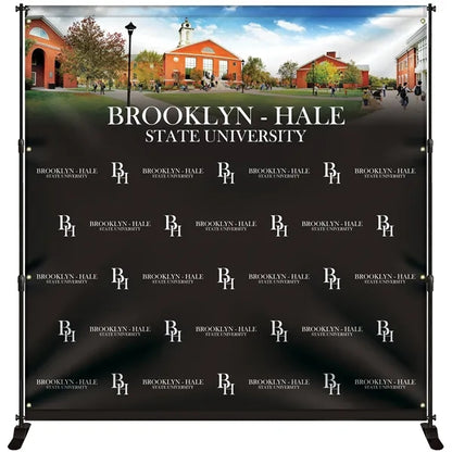 Premium 8' x 8' Backdrop Banner Kit