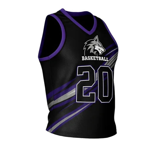 Basketball Jersey Unisex Sublimation-Butterfly Mesh