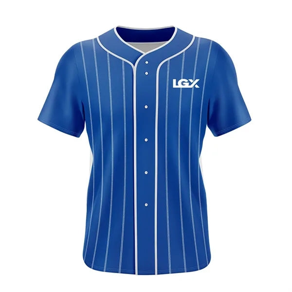 Men's & Kids Sublimation Pinhole Full-Button Baseball Jersey