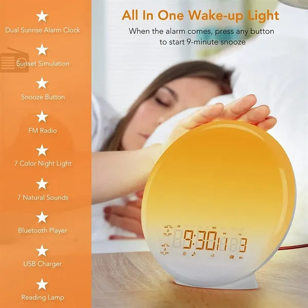 Wake Up Light Sunrise Alarm Clock