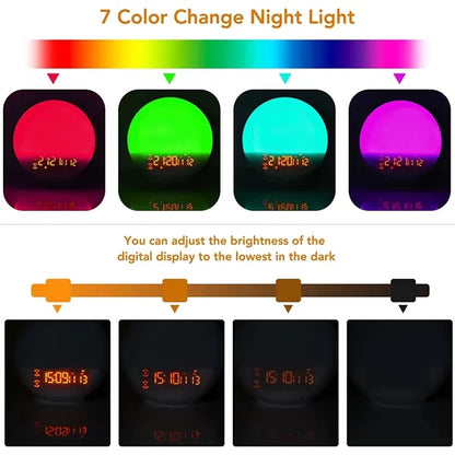 Wake Up Light Sunrise Alarm Clock