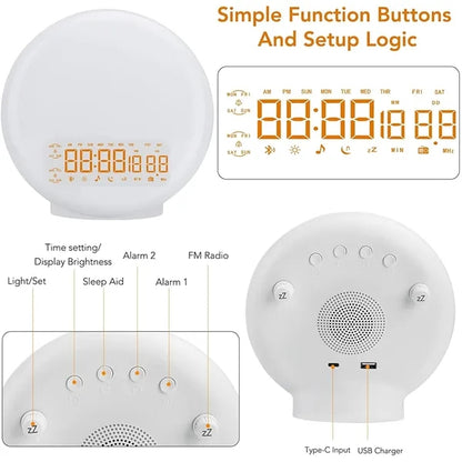 Wake Up Light Sunrise Alarm Clock
