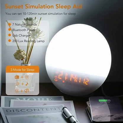 Wake Up Light Sunrise Alarm Clock
