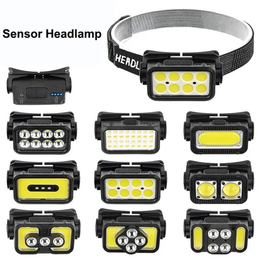 Super Bright Motion Sensor Head Lamp Flashlight