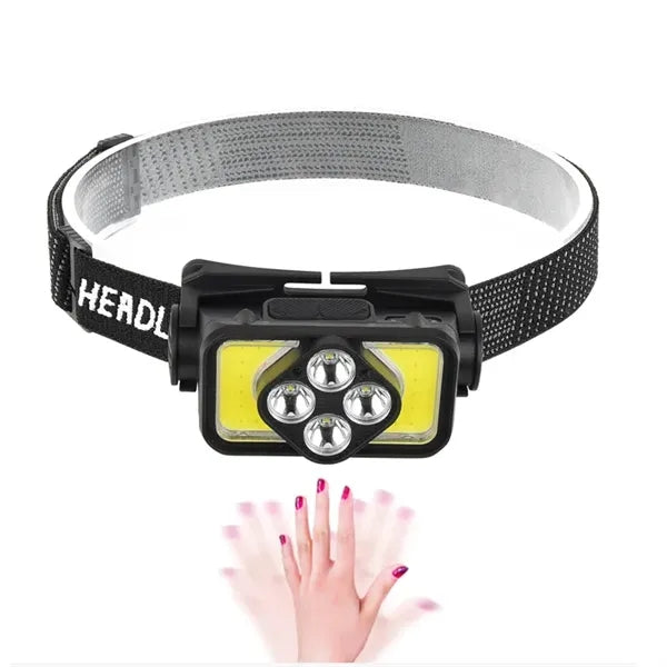 Super Bright Motion Sensor Head Lamp Flashlight