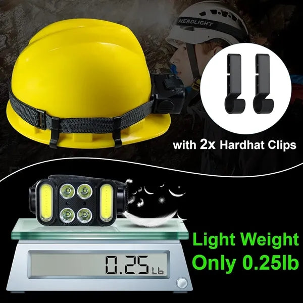Super Bright Motion Sensor Head Lamp Flashlight