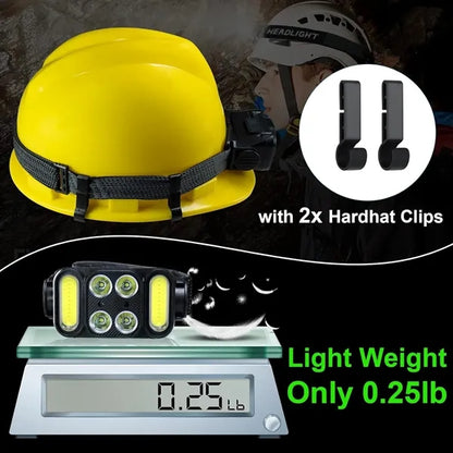 Super Bright Motion Sensor Head Lamp Flashlight