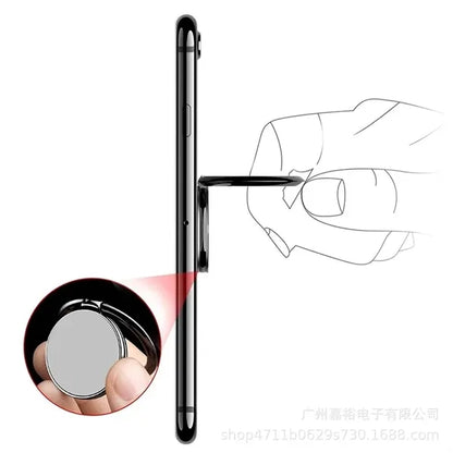 Magnet ring cell phone holder