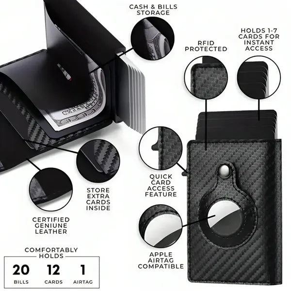 Magnet aluminum box card package