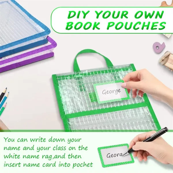 Transparent Kids Book Pouch