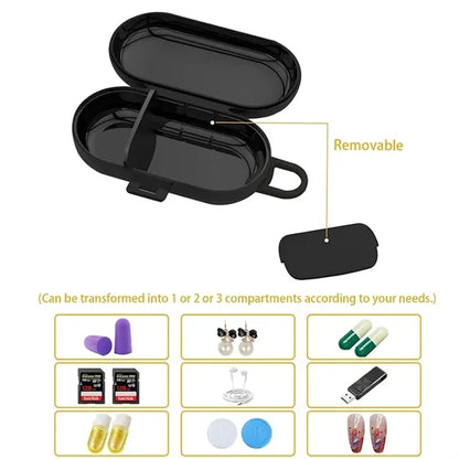 Mini Portable Earbud Case Pill Organizer