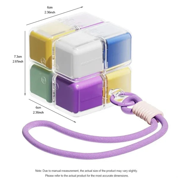 Magnetic Foldable Medicine Box Pill Organizer