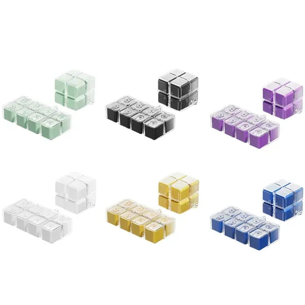 Magnetic Foldable Medicine Box Pill Organizer