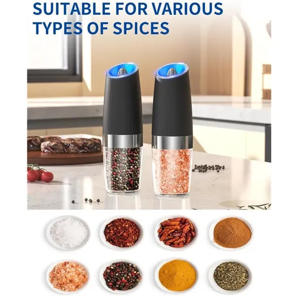 Gravity Electric Salt and Pepper Grinder