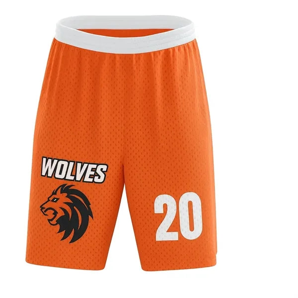 Basketball Unisex Shorts Sublimated - Butterfly Mesh
