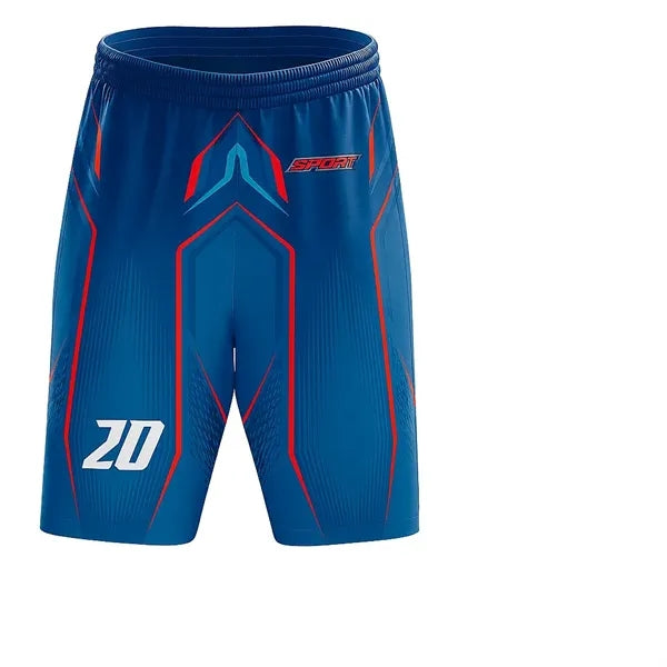 Sublimated Basketball Standard-Length Shorts-180G NBA Fabric