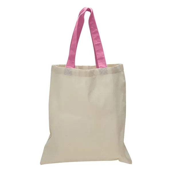 12 oz Cotton Canvas Tote Bag - 15"W x15"H x 3"D x 20"Handle